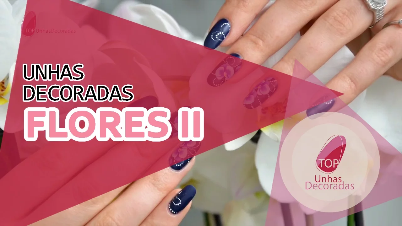 UNHAS DECORADAS ORQUÍDEA AZUL
