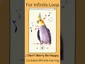 Download Lagu Don't Worry Be Happy - Parrot Training Song🎤🦜