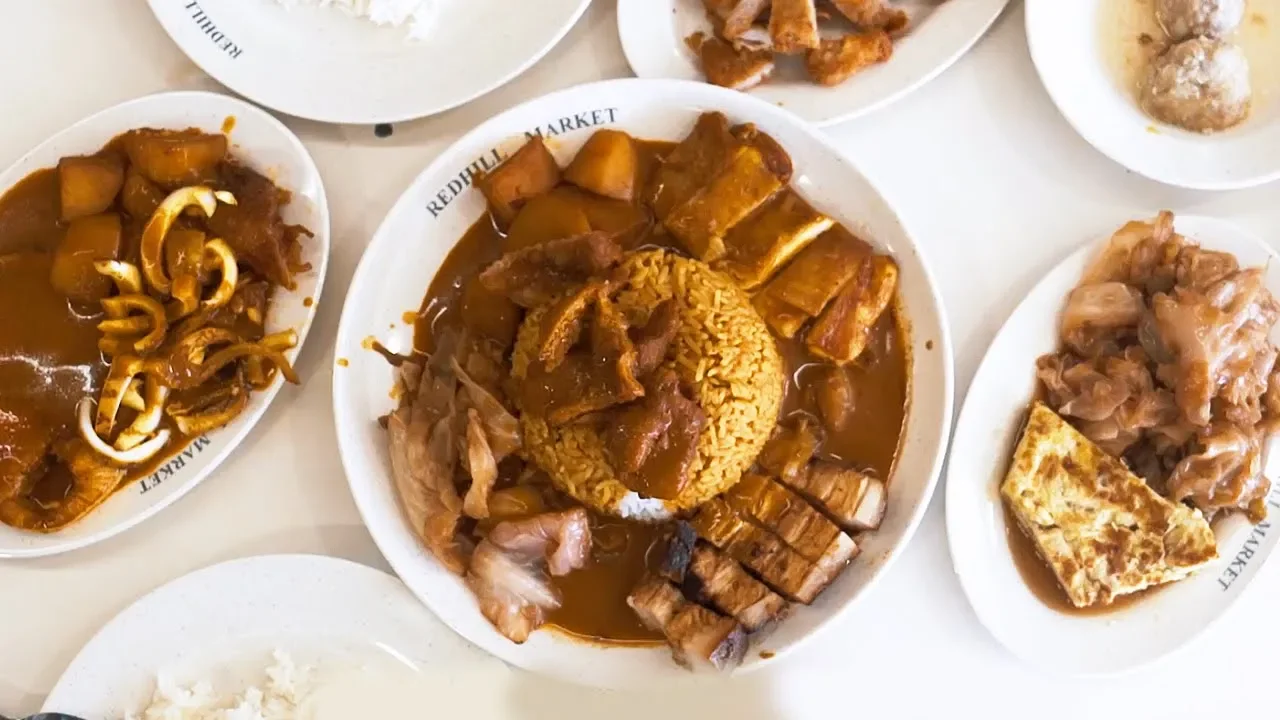 The Messiest Plate of Food: Hong Seng Curry Rice