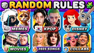 Save One Song RANDOM Rules Memes Tiktok Games Collabs Music Quiz 2025 
