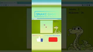 Making Snake Game with Html Css and Java