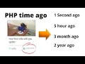 php time ago function for newspaper blog website