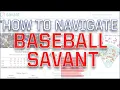 How to Use Baseball Savant for Advanced Player Analysis