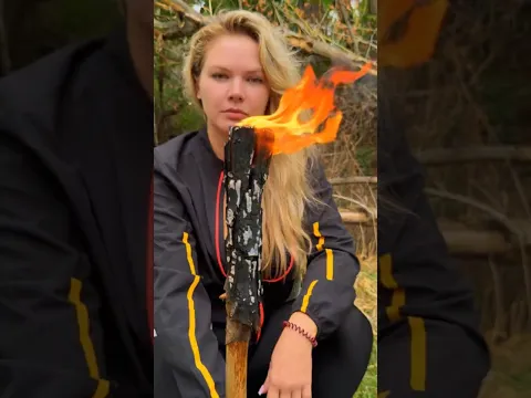 The GIRL knows How to Do it #ideas #camping #survival #lifehacks #bushcraft #skills #outdoors