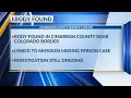 Missing person recovered in Cimarron County following multi-agency search