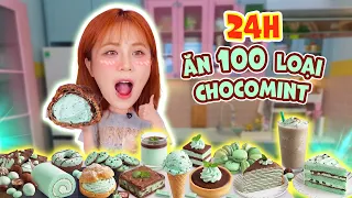 Thử thách chỉ ăn chocomint. MisThy gục ngã trước Pocky, Kit Kat và kem đánh răng!?