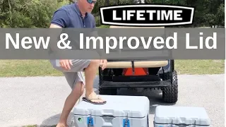 Lifetime Cooler Review 28 Qt 55Qt and 77Qt Ice Retention Durability