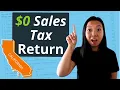How to File a 0 Sales Tax Return in California Step-by-Step for Amazon Sellers