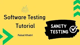 What is Sanity Testing Software Testing Tutorial Manual Testing Interview Question