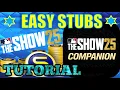 MLB The Show 25 Companion App Tutorial