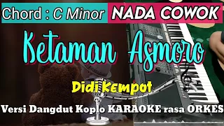 Download KETAMAN ASMORO - Didi Kempot | Dangdut Koplo KARAOKE rasa ORKES || NADA COWOK MP3