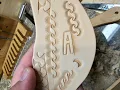 Tooling a Ribbon Border using simple tools