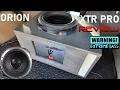 Orion XTR PRO 12 subwoofer review and SPL test XTRPRO122D