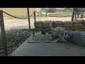 Firing a 50 cal Barrett rifle Drivetanks Ox Ranch Uvalde TX 09APR2024