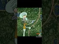 Squidward was going threw it