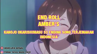 Download End roll (Amber's) lirik terjemahan indonesia kanojo okarishimasu rent girlfriend s3 ending song MP3