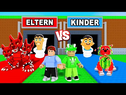 Video Thumbnail: KINDER vs ELTERN BRAINROTS in Steal a Brainrot!