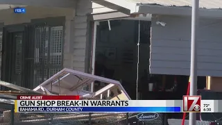 1 arrested 2 sought in Durham County gun shop theft
