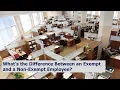 HR Rescue What s the Difference Between an Exempt and a Non-Exempt Employee