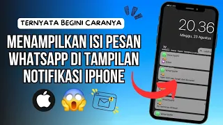 how to enable whatsapp notification preview on iphone