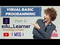 MCQ on Visual Basic Programming
