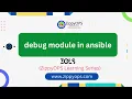 debug module in ansible