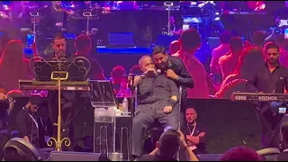 المقطع الكامل لغناء سلطان الطرب جورج وسوف مع البرنس محمد خيري 