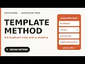 The Template Method Pattern Explained With the Honest Downside