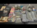 Deputies in Comal County found pounds of pot and stacks of cash in drug bust