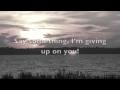 Download Lagu Say Something (I'm Giving Up On You)