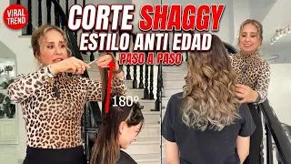 Corte SHAGGY en Cabello Largo Paso a Paso: Estilo Anti-Edad con Volumen Natural FACIL @bettylazcano
