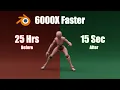 How to Render Your Animations 6000X Faster in Blender Cycles