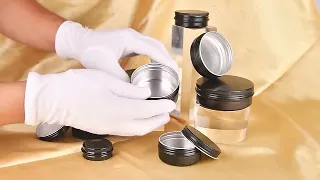 Custom Round Candle Biscuit Tea Coffee Black Tinplate Aluminum Tin Metal Packaging with Screw Lid