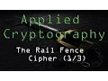 Applied Cryptography The Rail Fence Cipher