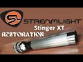 Streamlight Stinger XT Restoration Part 1 With factory replacement parts from the Streamlight