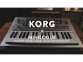 Korg Minilogue Analogue Polyphonic Synthesizer Reverb Demo