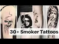 Abstract smoke tattoo Smoking tattoo images Pop smoke tattoos - Lets style buddy