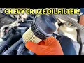 2011-2016 CHEVROLET CRUZE 1 4L OIL FILTER CHANGE FAST EASY - FILTER LOCATION