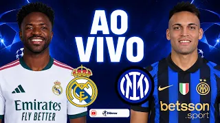 AO VIVO: REAL MADRID X INTER DE MILÃO CHAMPIONS LEAGUE DIRETO DO SANTIAGO BERNABÉU | NARRAÇÃO