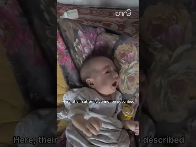 ⁣Infants in G@za face shortages of milk and essential supplies due to  Israel #babies #baby #triplets