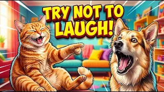 99% FAIL! Try Not To Laugh 😂 Funniest Cats & Dogs Ever