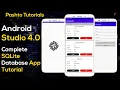 0 Android Sqlite Complete App Tutorial - Intro