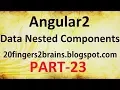 Angular2 - Passing data between nested components