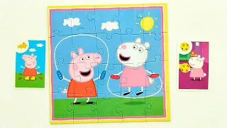 Peppa Pig and Suzy Sheep🧩 Let’s Assemble a Fun Jigsaw Puzzle for Kids | Danik and Lesha