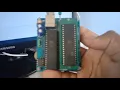how to upload program in 8051 microcontroller