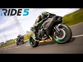 Download Lagu RIDE 5 | KAWASAKI NINJA H2R 2021 - Northwest 200 GP circuit Race gameplay!!!
