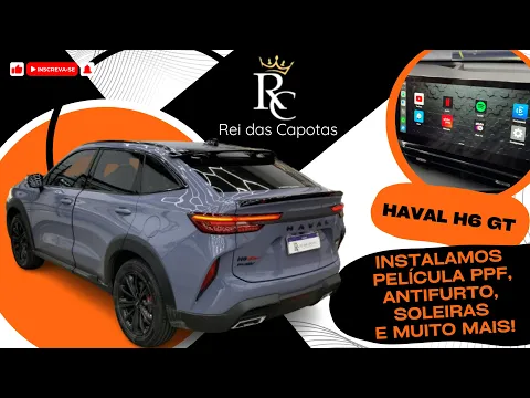 Download MP3 HAVAL H6 GT Instalamos Película PPF Antifurto das Rodas Soleira da Porta e Desbloqueio da Multimídia