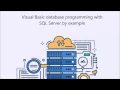 Visual Basic database programming with SQL Server by example