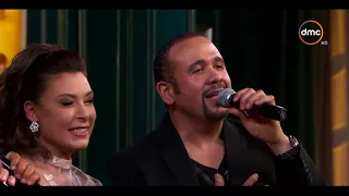 صالون أنوشكا هشام عباس يبدع ويتألق بأغنية حبيتها مع مصطفى قمر وحميد الشاعري 