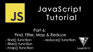 TAGALOG JavaScript Tutorial Part 6 - Find Filter Map and Reduce function